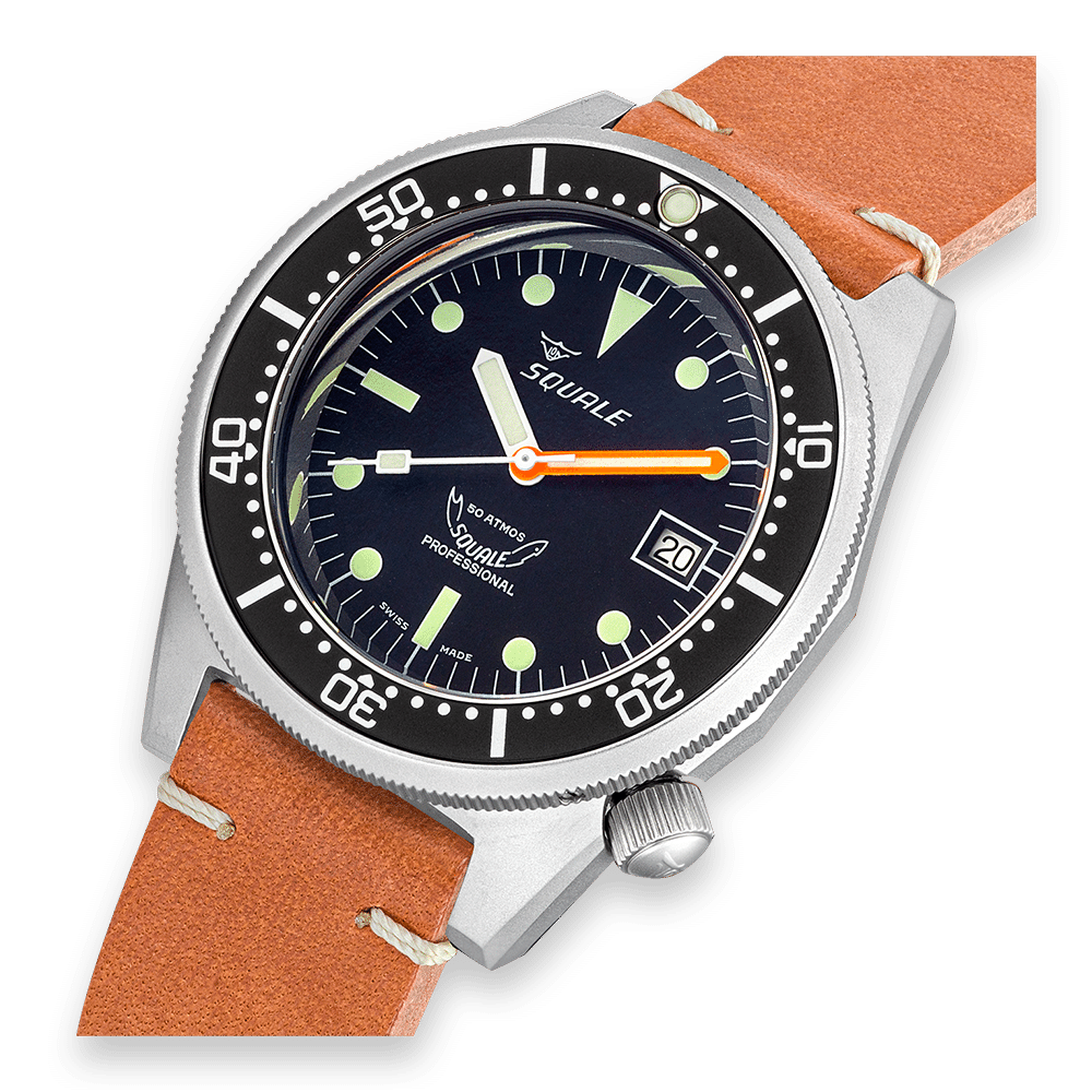 Squale 1521 Black Blasted