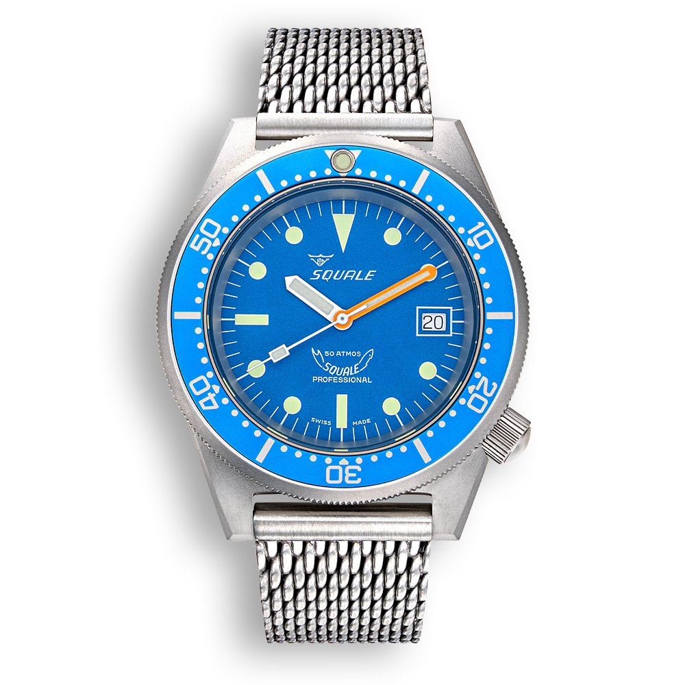 Squale 1521 Blue Blasted