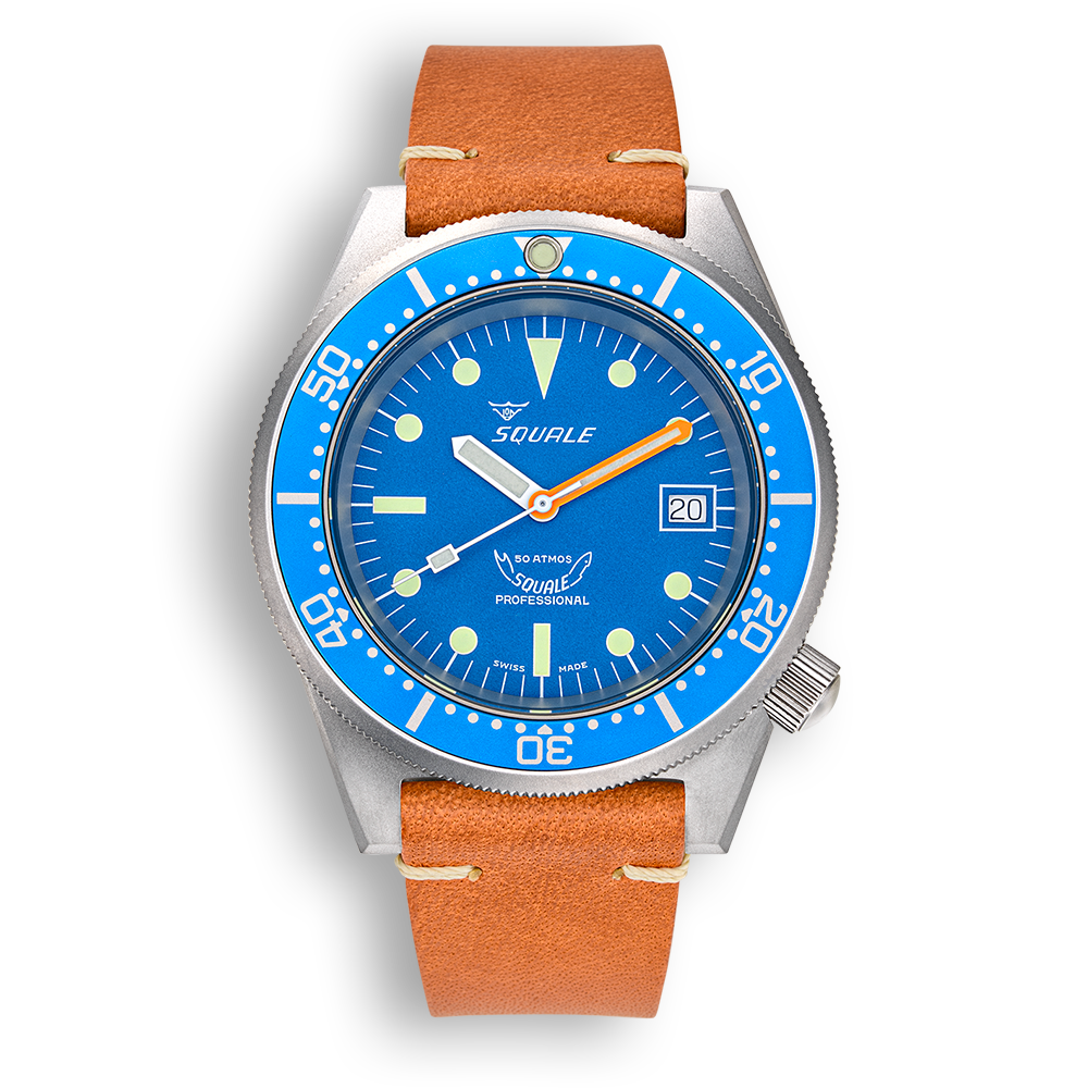 Squale 1521 Blue Blasted