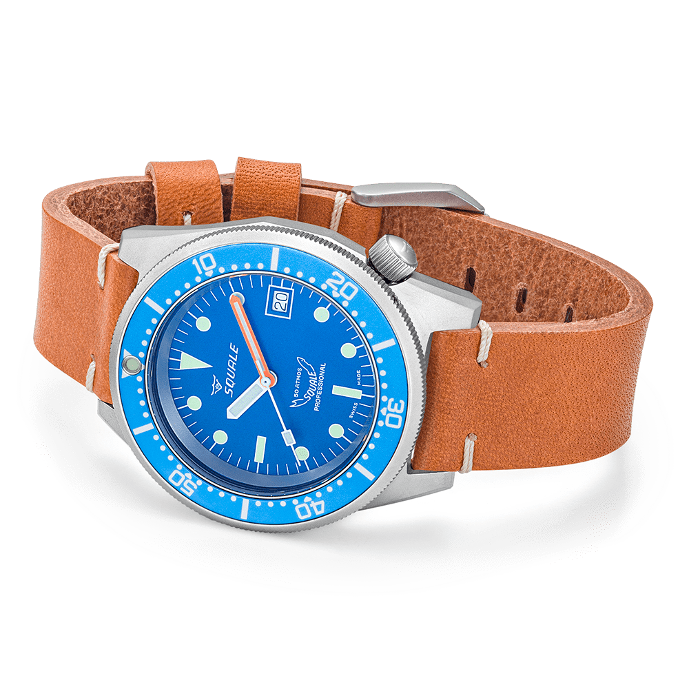 Squale 1521 Blue Blasted