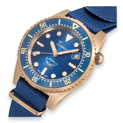 Squale Bronze Blue (2 Straps)