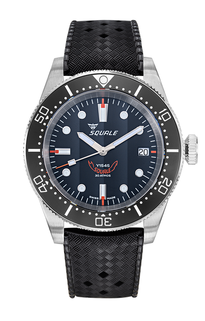 Squale 1545 Threehand Black