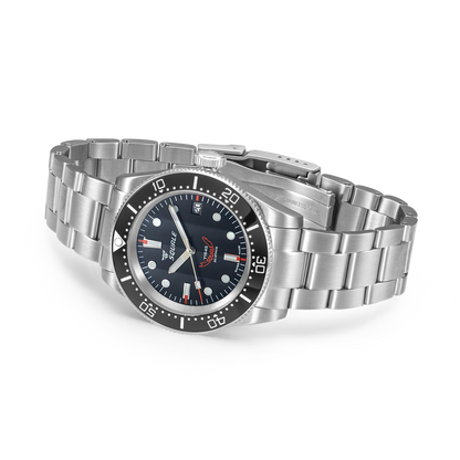 Squale 1545 Threehand Black