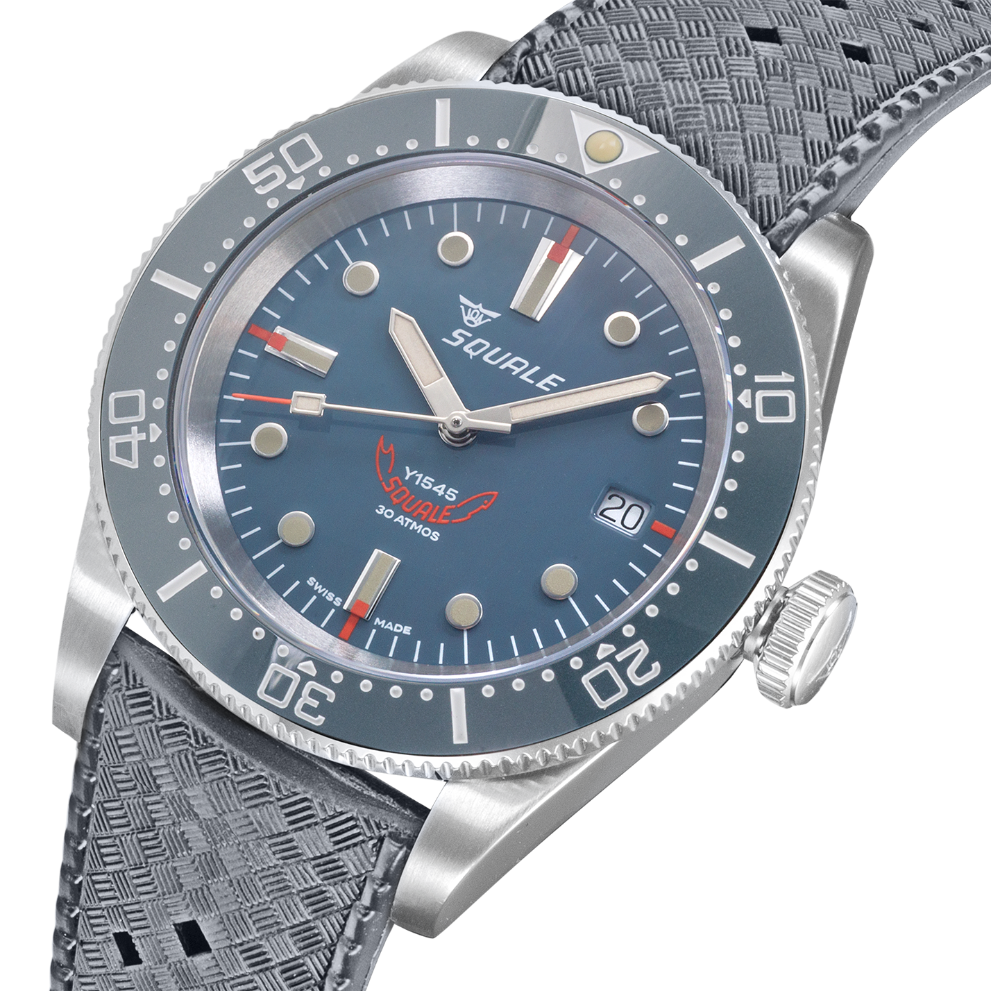 Squale 1545 Threehand Grey