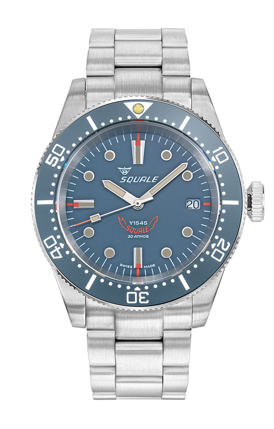 Squale 1545 Threehand Grey