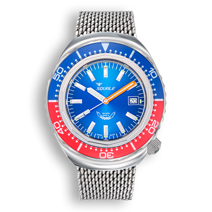 Squale 2002 Blue Red Milanaise