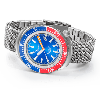 Squale 2002 Blue Red Milanaise