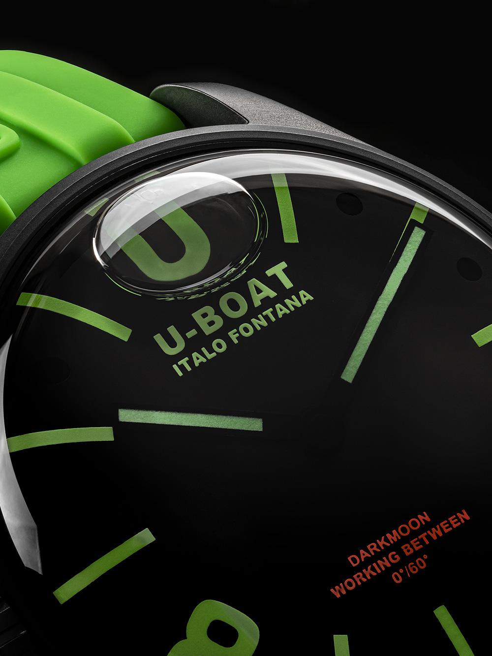 U-Boat 9534/A Darkmoon Green IPB 44mm 5ATM