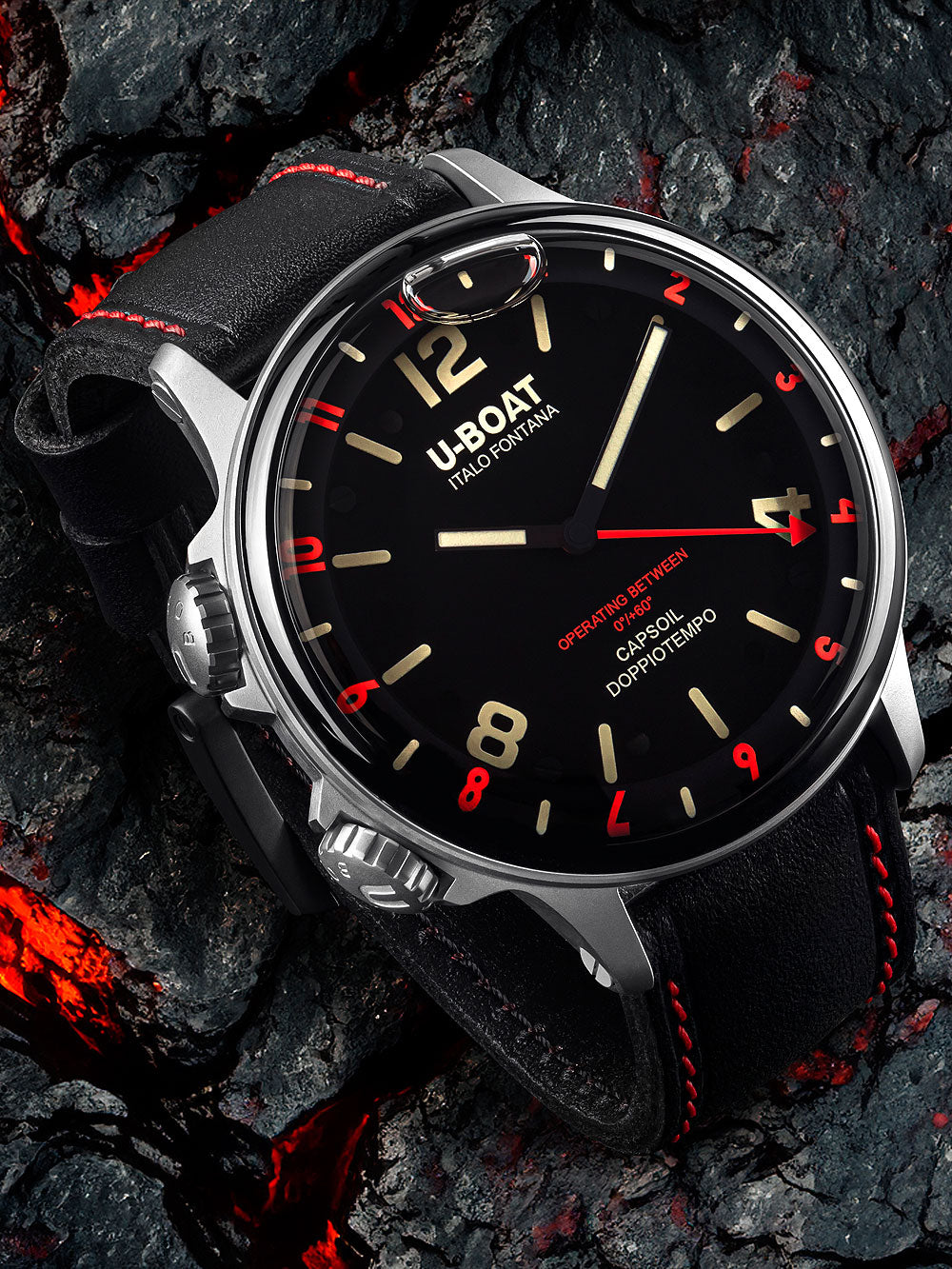 U-Boat 9674 Capsoil Doppioempo SS GMT