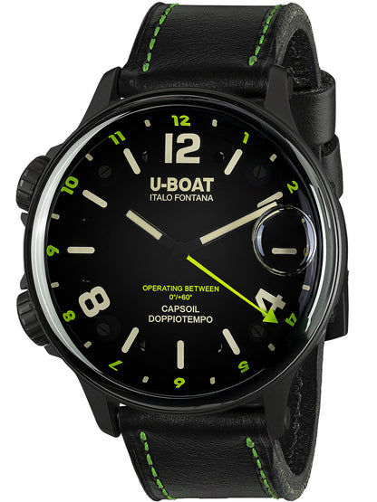 U-Boat 9675 Capsoil Doppioempo DLC GMT